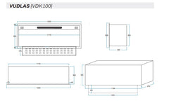 100 cm 3 Boyutlu Elektrikli Şömine (Odunsuz ,Isılı, Ses Efektli)