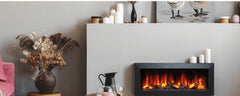 100 cm Elektrikli Şömine Metal Çerçeve (Isısız)