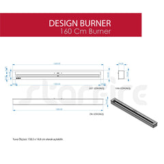 DESIGN Burner 160'lık