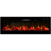 160 cm Elektrikli Şömine Kam Çerçevesi (Isılı, Ses Efektli, Çok Fonksiyonlu)