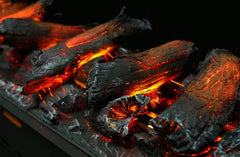 180 cm 3 Boyutlu Elektrikli Şömine (Isısız, Ses Efektli)