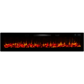 240 cm Elektrikli Şömine Kam Çerçevesi (Isılı, Ses Efektli, Çok Fonksiyonlu)
