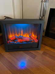 70 cm Elektrikli Şömine Metal Çerçeve (Isılı, Ses Efektli, Çok Fonksiyonlu)