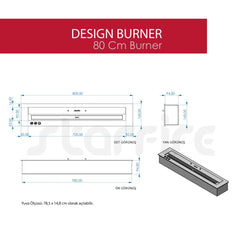 DESIGN Burner 80'lik
