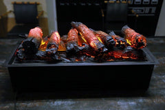 80 cm 3 Boyutlu Elektrikli Şömine (Isısız, Ses Efektli)