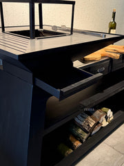 FERBA Loky Granit Tezgahlı Bahçe Barbekü