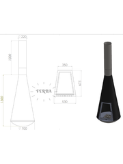 Damla Asma Orta Şömine