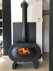 INVICTA Fifty Arche Antrasit Döküm Odun Sobası