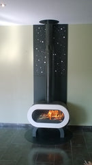 INVICTA Fifty Sur Arche Seramikli Krem Döküm Odun Sobası