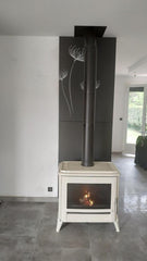 INVICTA Modena Döküm Odun Sobası Krem