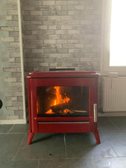 INVICTA Modena Kırmızı Döküm Odun Sobası