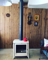 INVICTA Sedan L Krem Döküm Odun Sobası