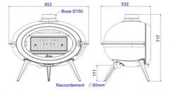 Invicta Brio Döküm Şömine Soba