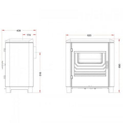 Invicta Carolo Döküm Odun Sobası