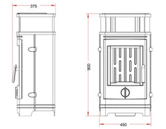 Invicta Treville Döküm Odun Sobası