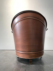 Kayık Antik Bakır Odun Kovası