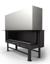 L Tipi Asansörlü Şömine Haznesi 100 cm