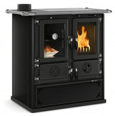 La Nordica Rosetta Sinistra BII Çelik Kuzine Soba Antrasit