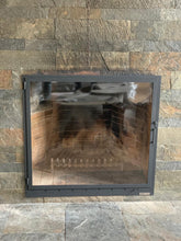 Metal Çerçeveli Şömine Cam Kapağı 1 - (Ölçüye Özel Üretim)