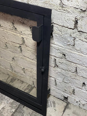 Metal Çerçeveli Şömine Cam Kapağı 4 - (Ölçüye Özel Üretim)