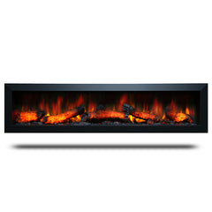 Nada 180 cm Elektrikli Şömine Metal Çerçeve (Isılı, Ses Efektli, Çok Fonksiyonlu)