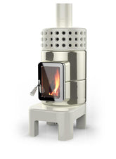 Yuvarlak Yığın Uzun Seramik Odun Sobası