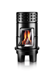 Yuvarlak İstif Jant Seramik Odun Sobası