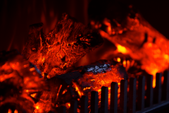 Pao 80 cm Elektrikli Şömine Metal Çerçeve (Isılı, Ses Efektli, Çok Fonksiyonlu)