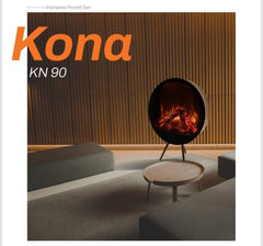 Kona 90 Elektrikli Şömine (Isılı)
