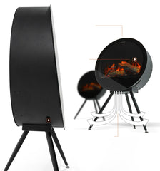 Kona 90 Elektrikli Şömine (Isılı)