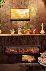 Nada 155 cm Elektrikli Şömine Metal Çerçeve (Isılı, Ses Efektli, Çok Fonksiyonlu)