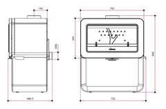 Wilson On Bench Döküm Odun Sobası