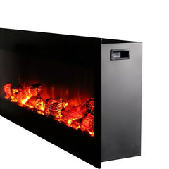 Pao 130 cm Elektrikli Şömine Cam Çerçeve (Isılı, Ses Efektli, Çok Fonksiyonlu)