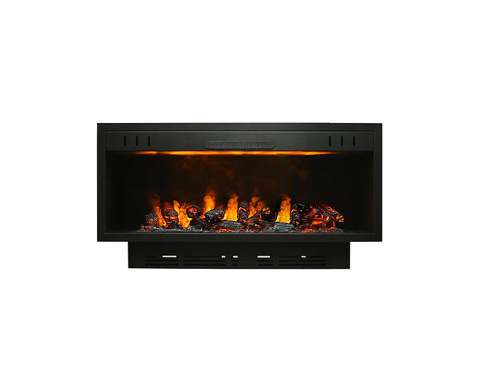 100 cm 3 Boyutlu Elektrikli Şömine (Isılı, Ses Efektli)