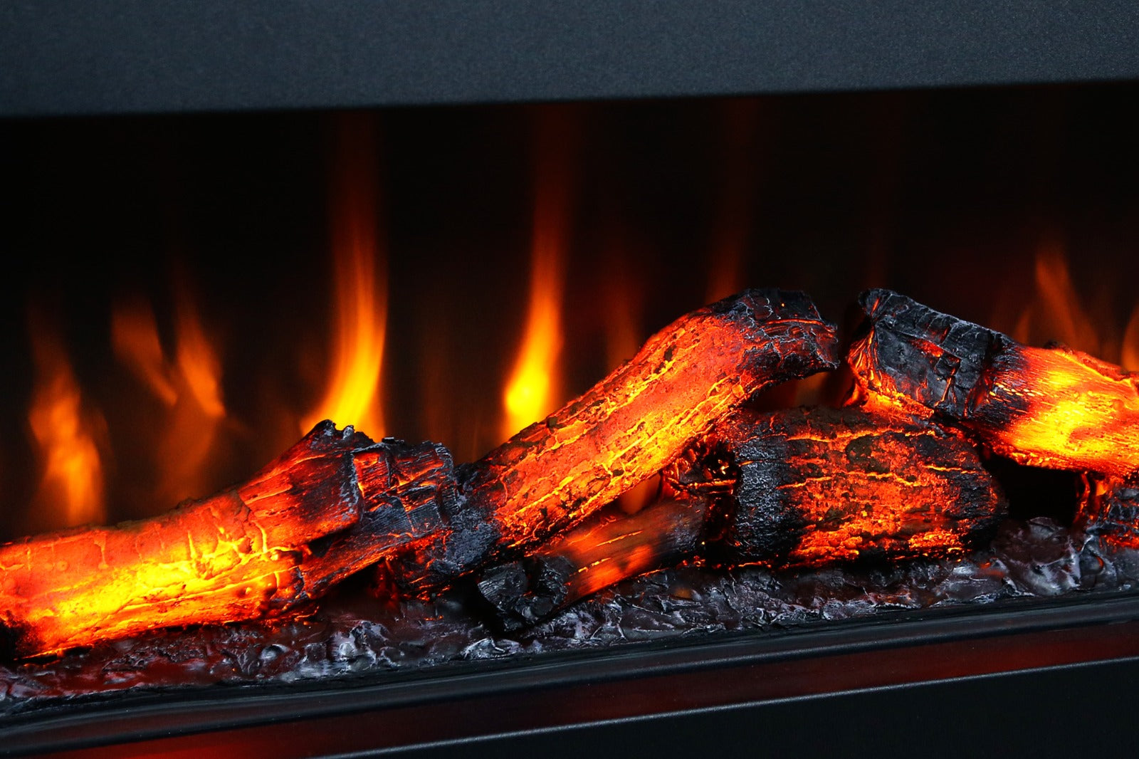 100 cm Elektrikli Şömine Metal Çerçeve (Isılı, Ses Efektli, Çok Fonksiyonlu)