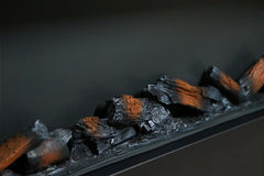 100 cm Elektrikli Şömine Metal Çerçeve (Isısız)