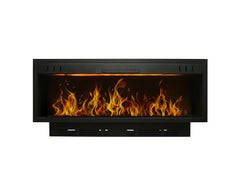 150 cm 3 Boyutlu Elektrikli Şömine (Odunsuz ,Isılı, Ses Efektli)