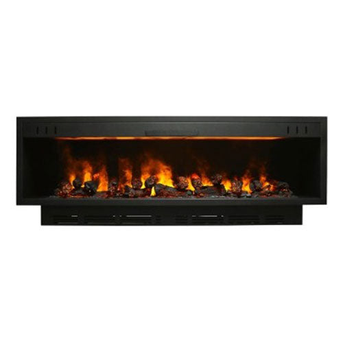 180 cm 3 Boyutlu Elektrikli Şömine (Isılı, Ses Efektli)