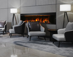 180 cm 3 Boyutlu Elektrikli Şömine (Isılı, Ses Efektli)