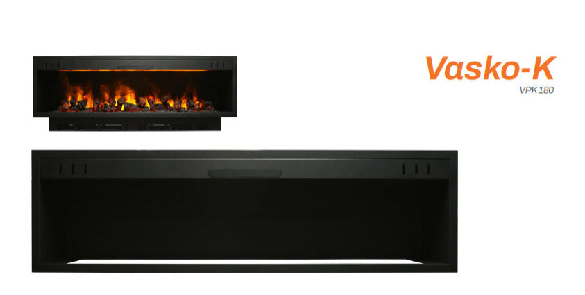 180 cm 3 Boyutlu Elektrikli Şömine (Isılı, Ses Efektli)