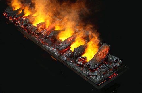 180 cm 3 Boyutlu Elektrikli Şömine (Isısız, Ses Efektli)