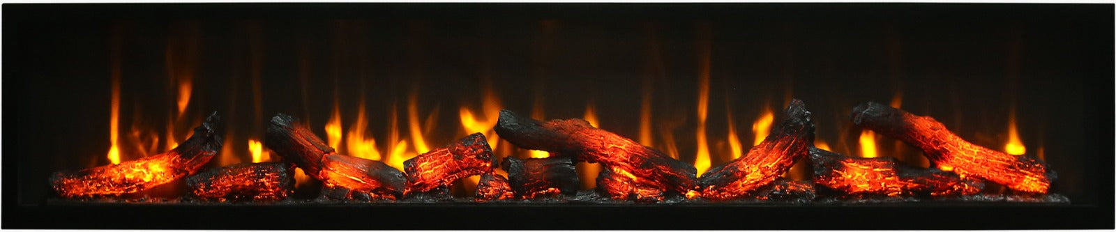 180 cm Elektrikli Şömine Kam Çerçevesi (Isısız)