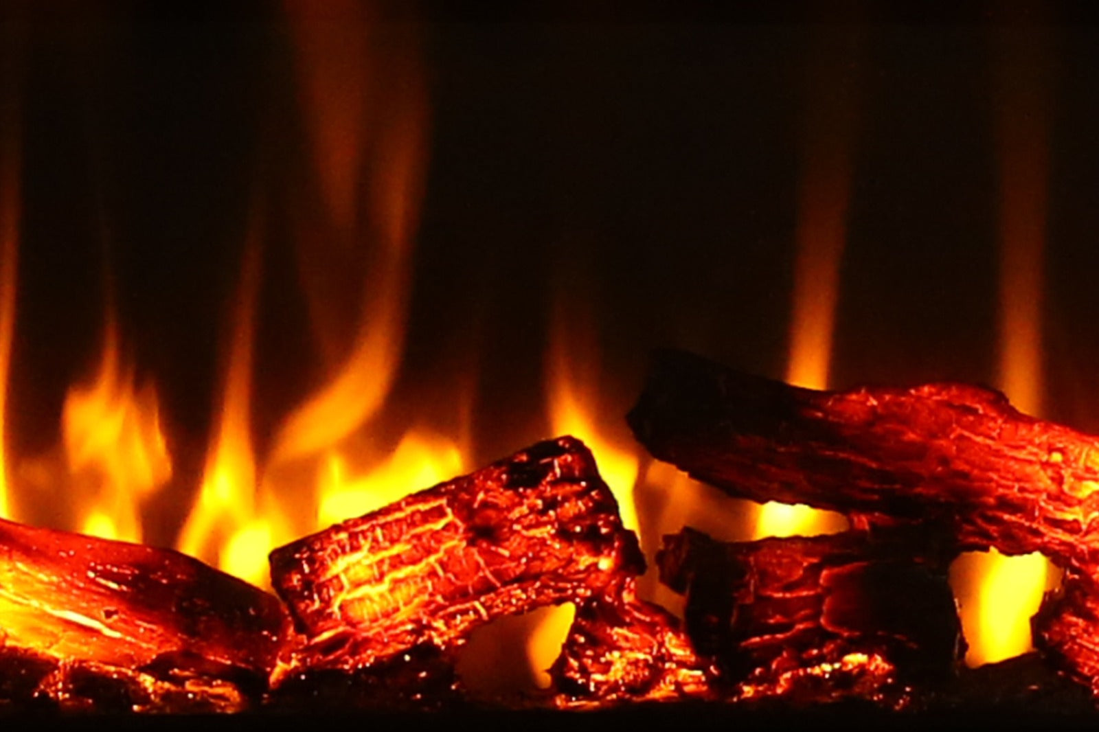 180 cm Elektrikli Şömine Kam Çerçevesi (Isısız)