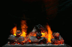 60 cm 3 Boyutlu Elektrikli Şömine (Isısız, Ses Efektli)