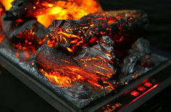 60 cm 3 Boyutlu Elektrikli Şömine (Isısız, Ses Efektli)