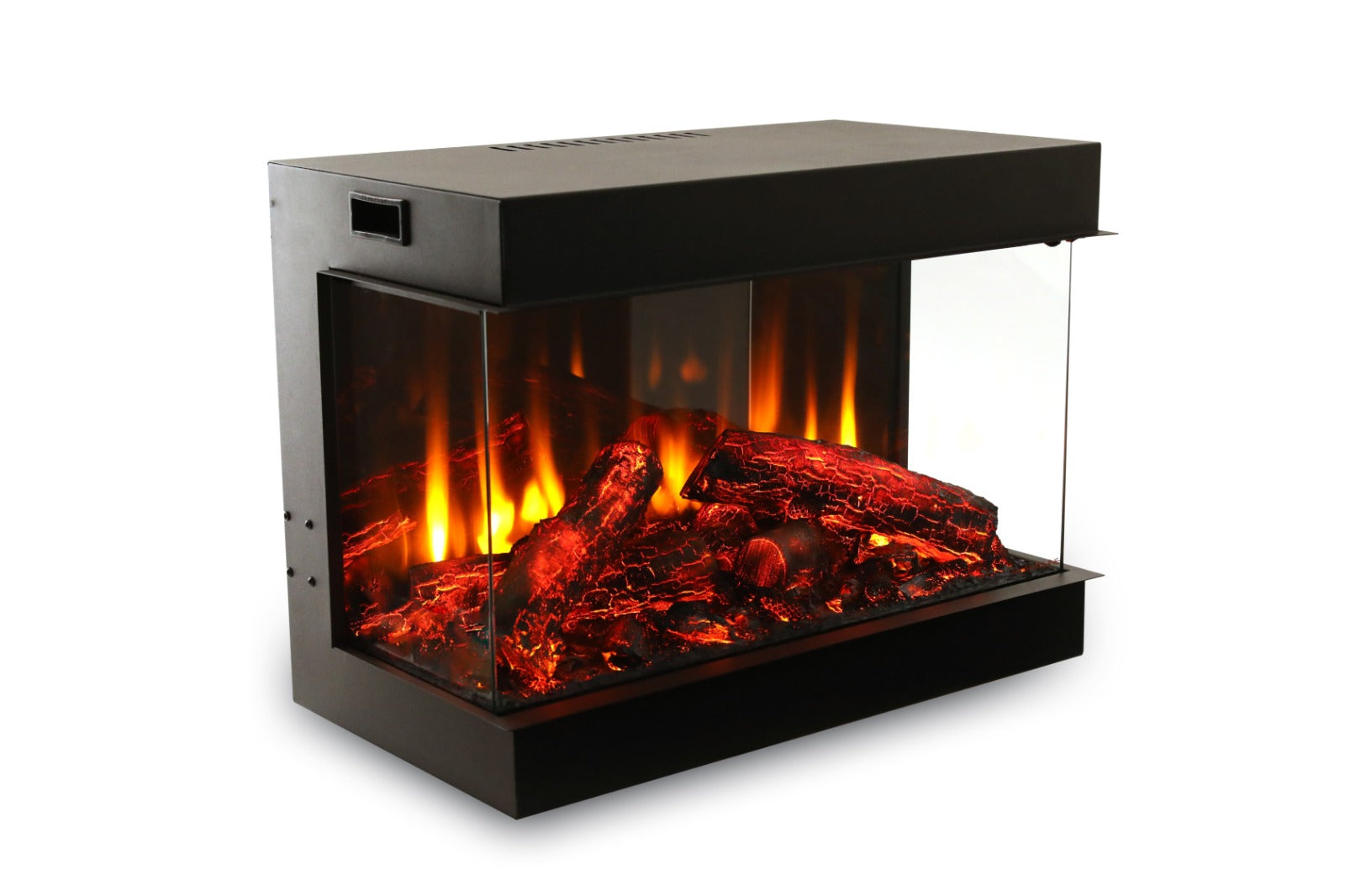 70 cm 3 Tarafı Camlı Elektrikli Şömine