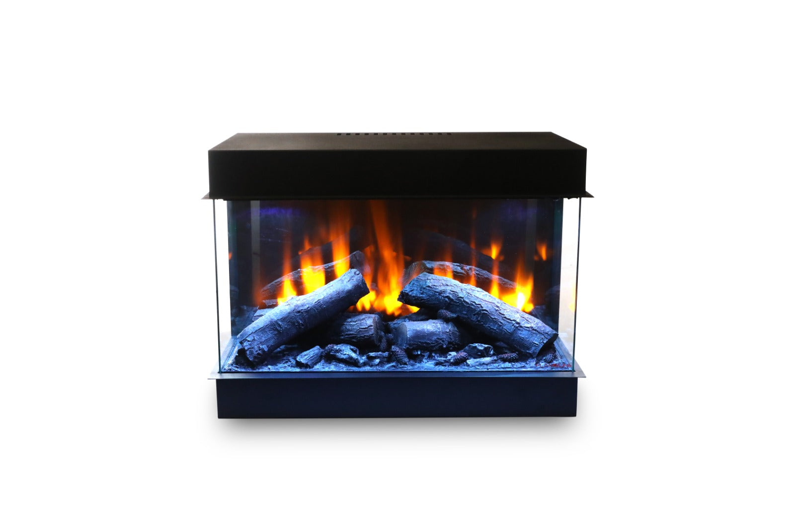 70 cm 3 Tarafı Camlı Elektrikli Şömine