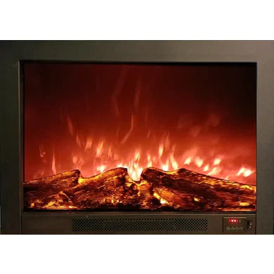 80 cm Elektrikli Şömine Metal Çerçeve (Isılı, Ses Efektli)