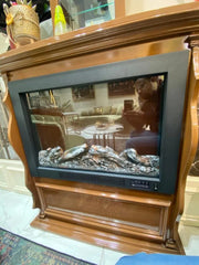 80 cm Elektrikli Şömine Metal Çerçeve (Isılı, Ses Efektli)