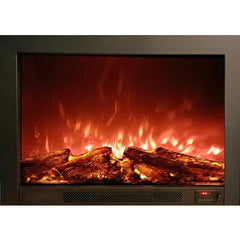 80 cm Elektrikli Şömine Metal Çerçeve (Isılı, Ses Efektli)